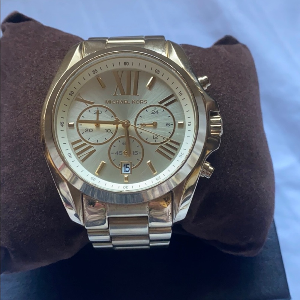 Michael Kors Bradshaw gold watch